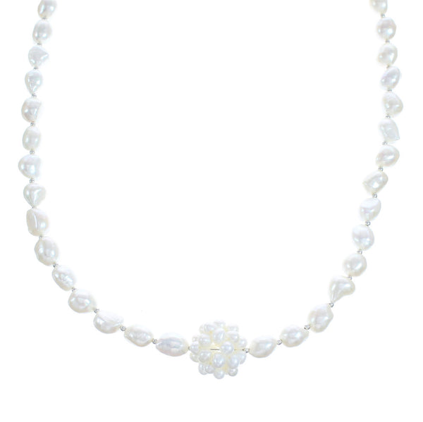 Southwest Fresh Water Pearl Bead Necklace KX121127